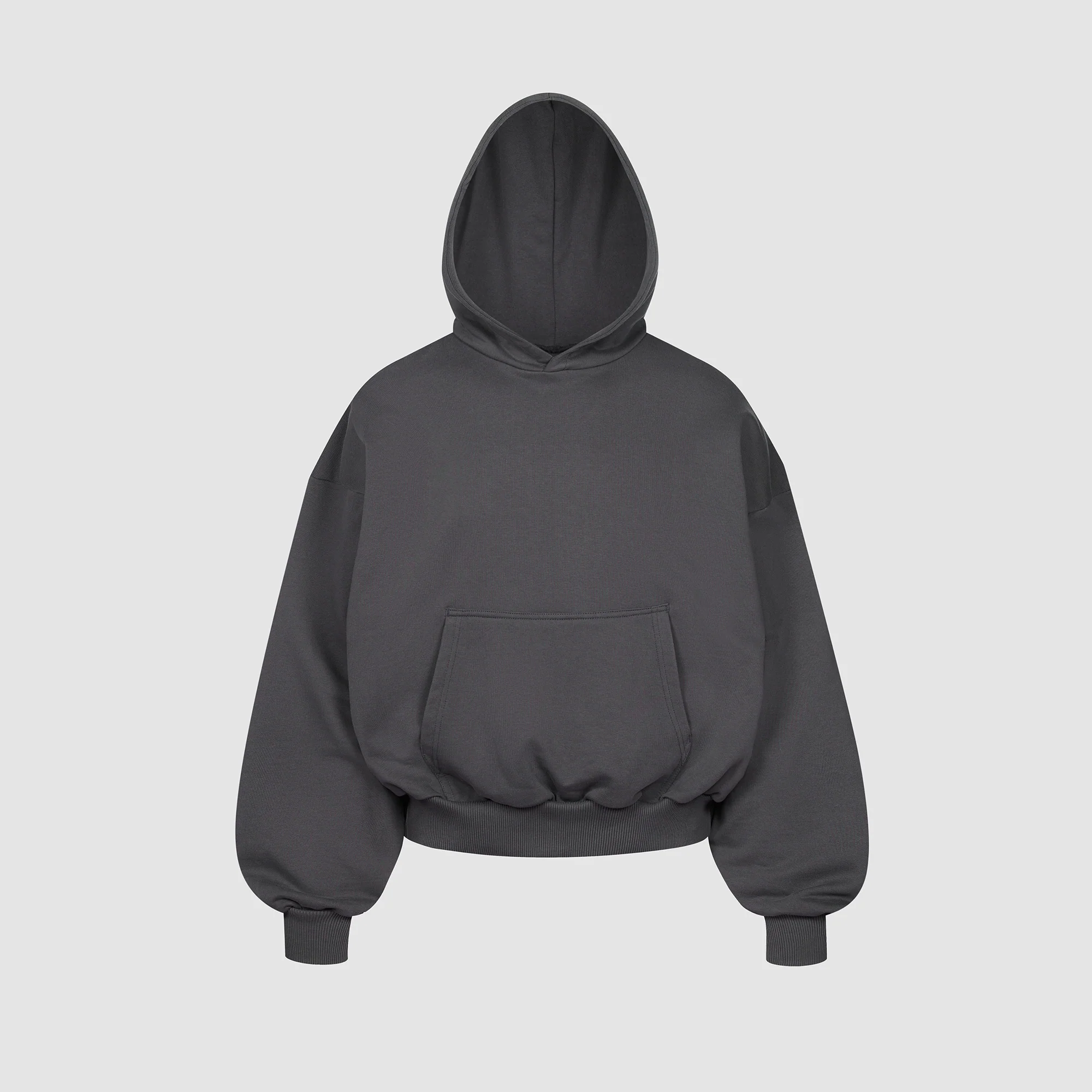 Boxy Flowy Hoodie (Graphite)