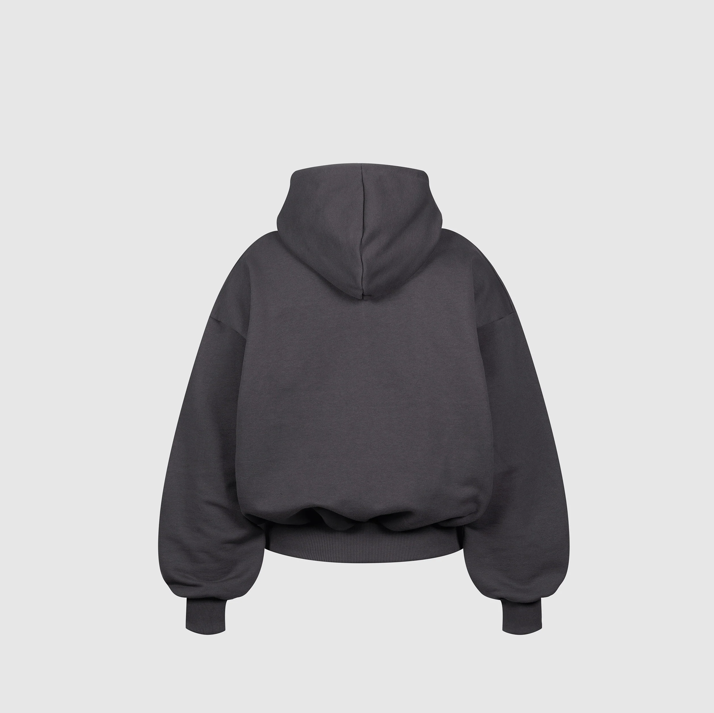Boxy Ultra Heavyweight Hoodie (Graphite) - Image 6