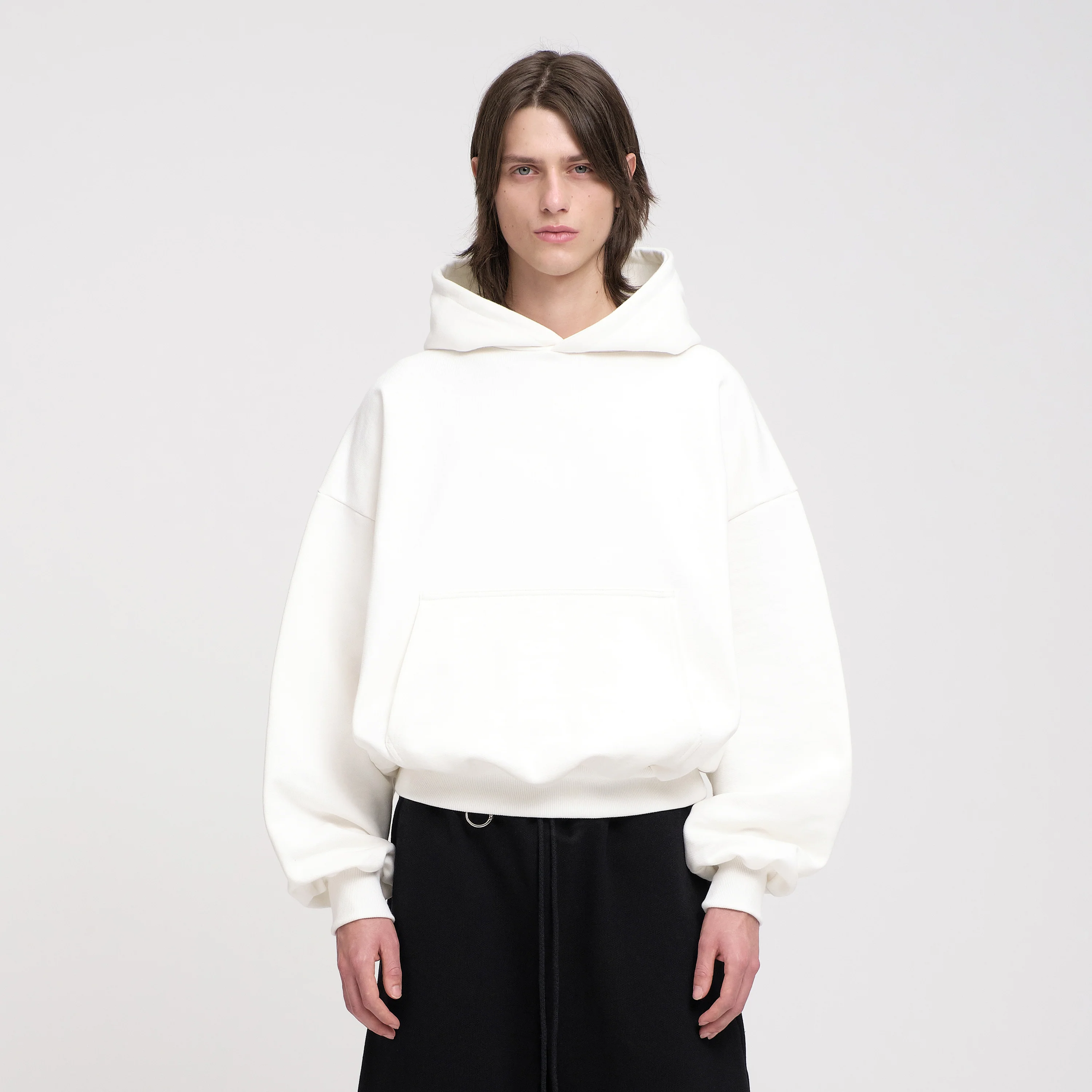 Boxy Ultra Heavyweight Hoodie (Off-white)