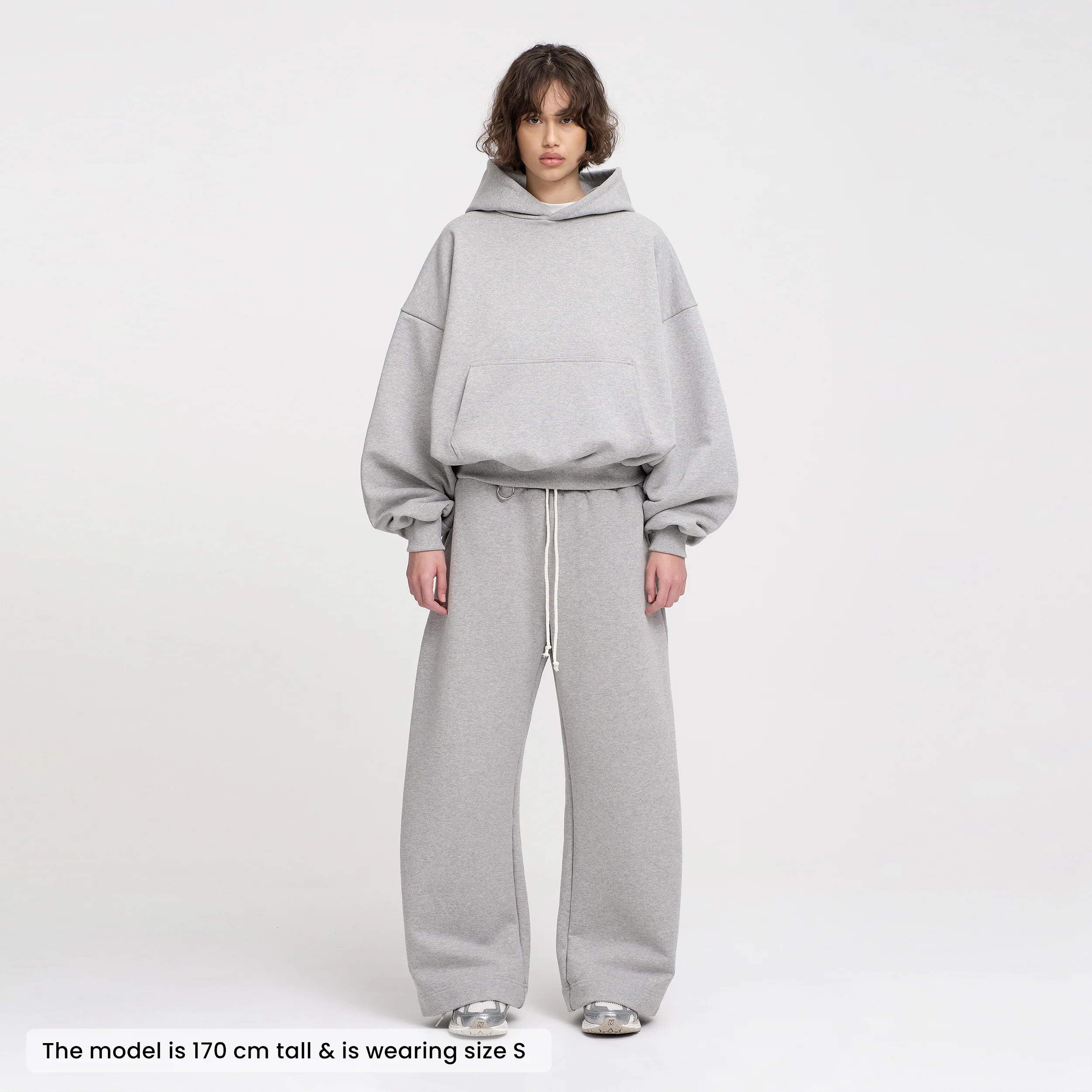 Ultra Heavyweight Barrel Sweatpants (Grey) - Image 5