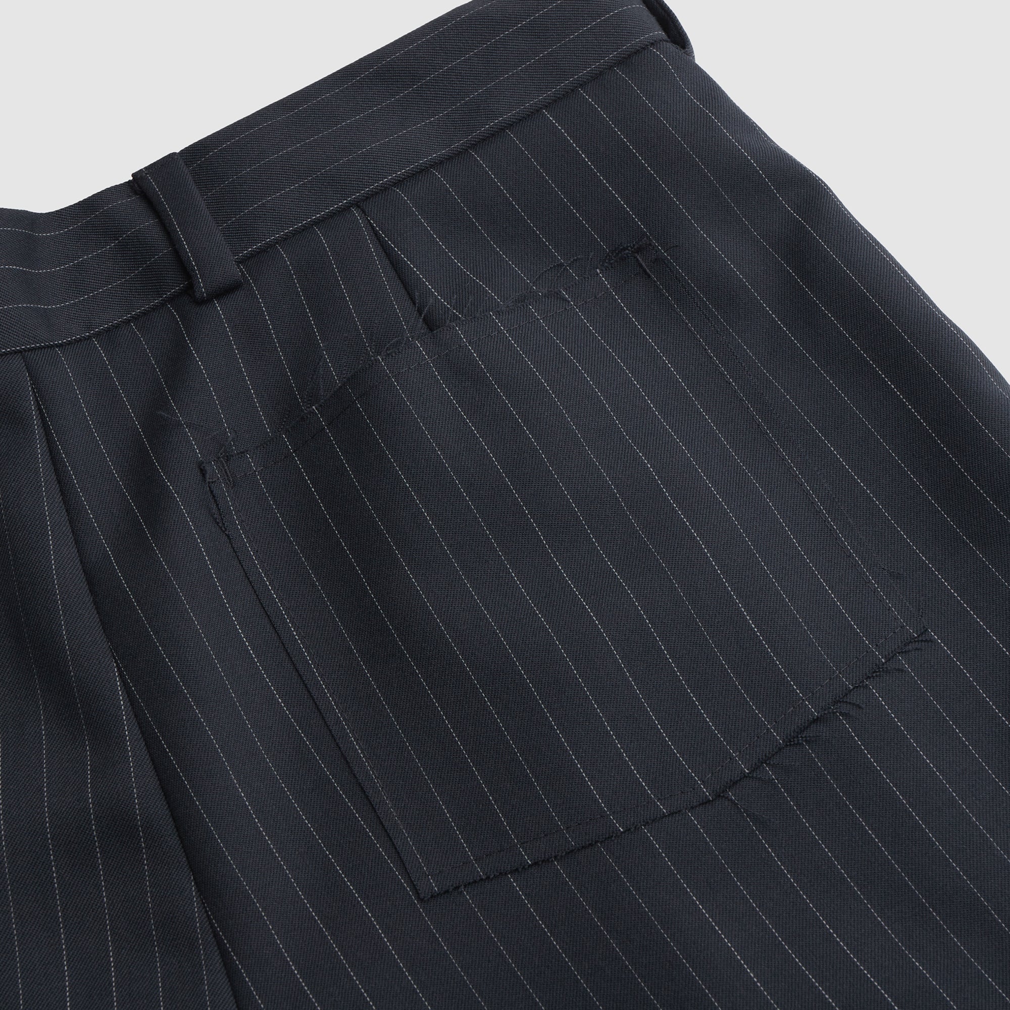 Pinstripe Office Shorts (Graphite) - Image 6