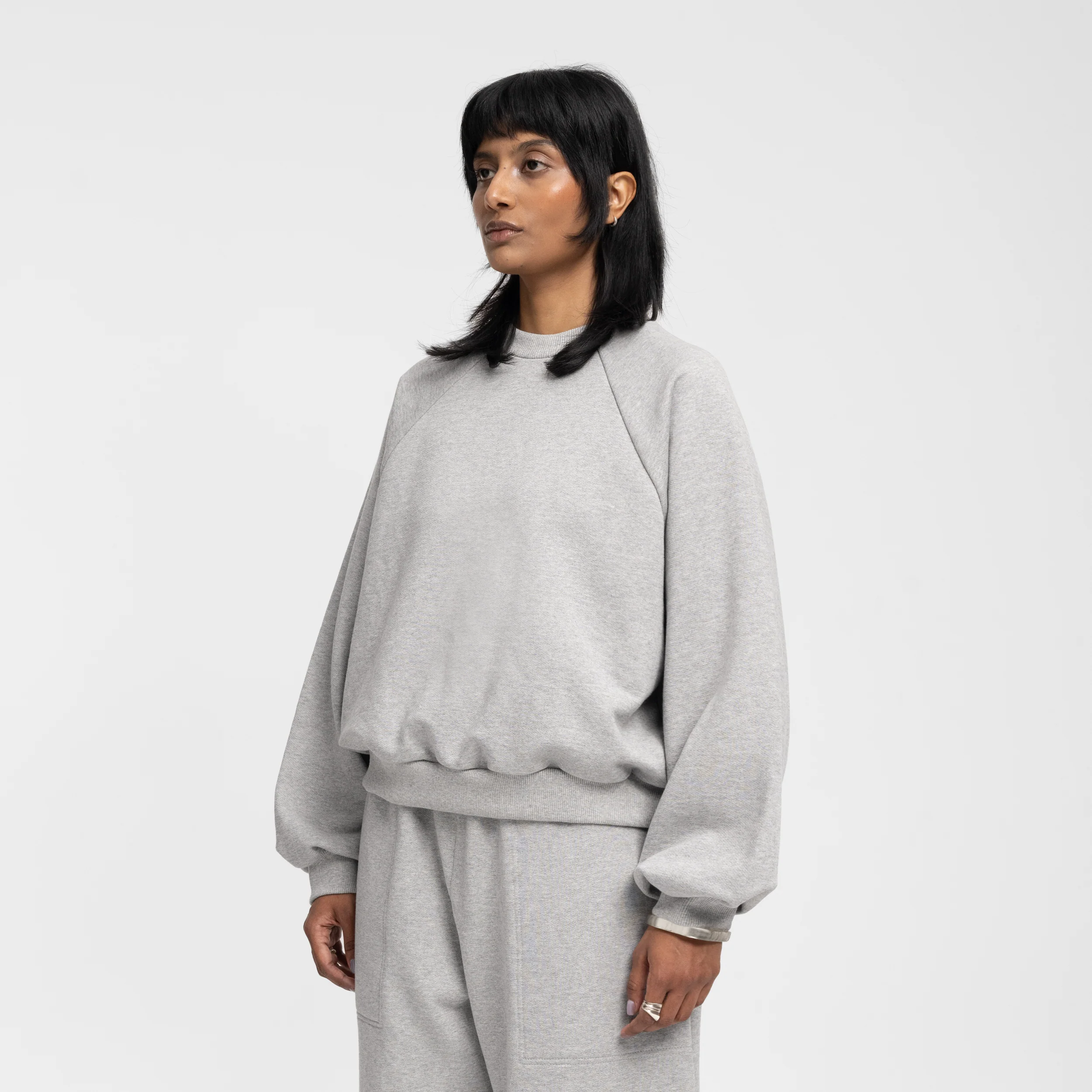 Raglan Crewneck (Grey) - Image 3