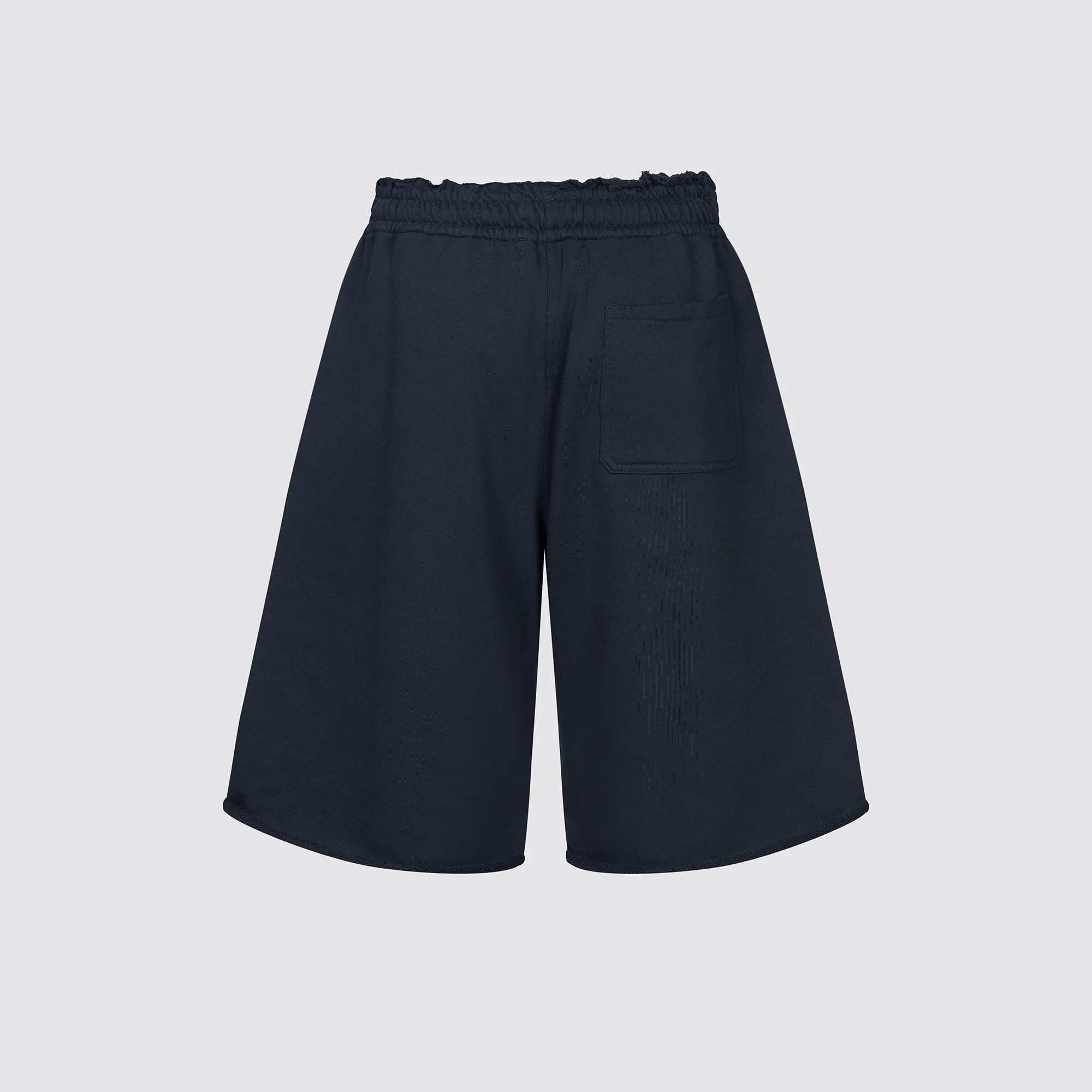 Raw Sweat Shorts (Dark Navy) - Image 5